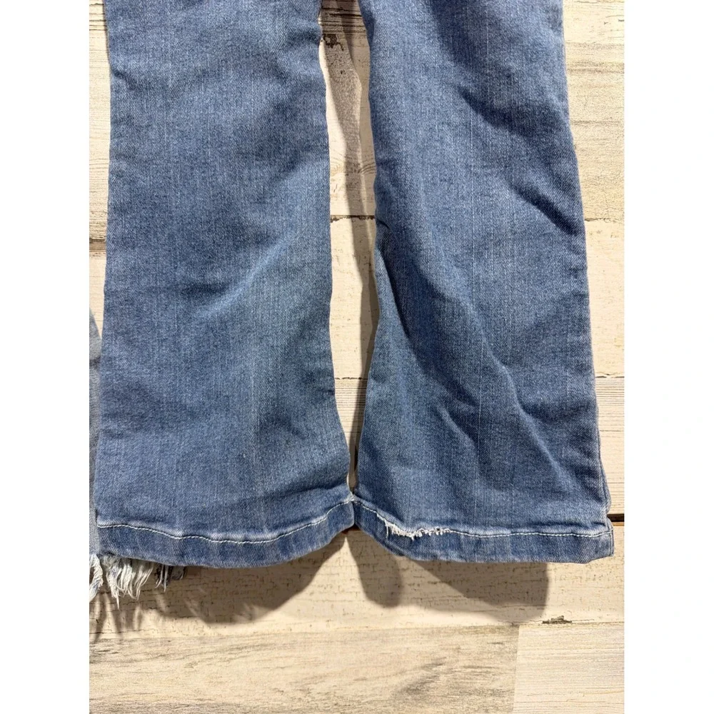 Hayden Wallflower Jeans Girls 6 Blue Distressed Embroidered Flare Bundle
